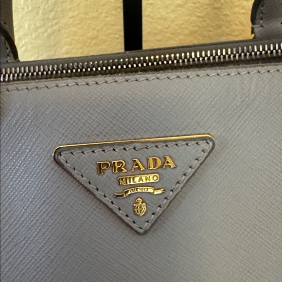 Prada Gray Galleria Saffiano Leather Tote Bag - Picture 3 of 16